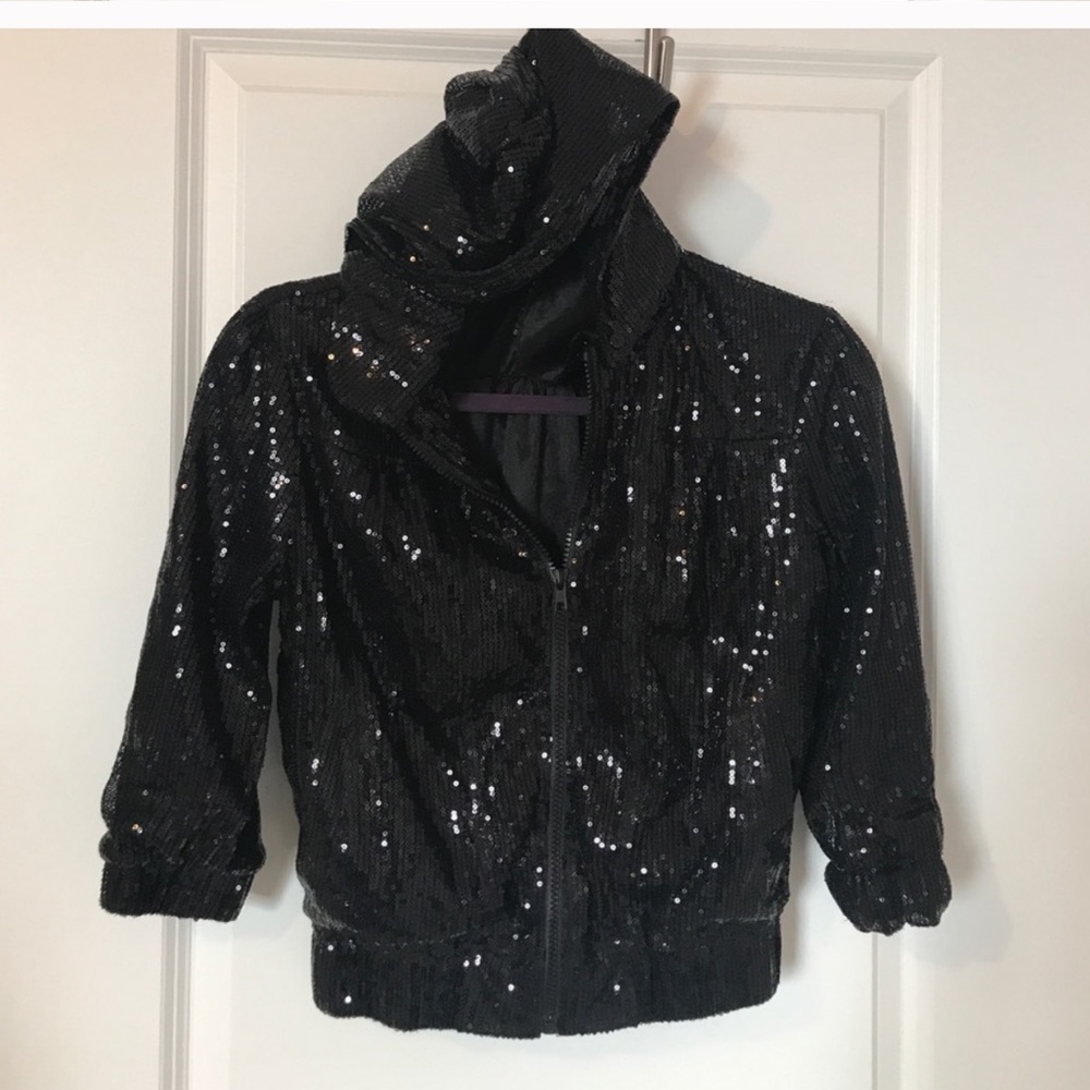 Ark + Co sequin cropped jacket